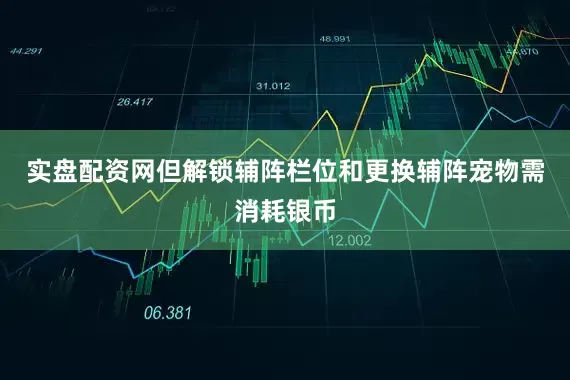 实盘配资网但解锁辅阵栏位和更换辅阵宠物需消耗银币