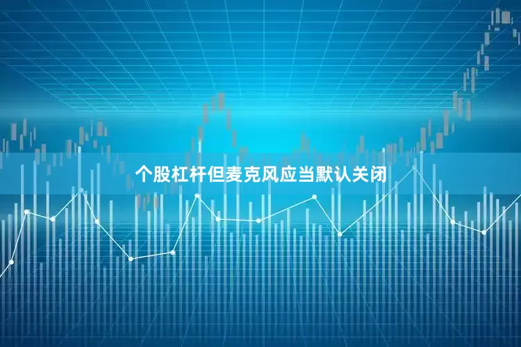 个股杠杆但麦克风应当默认关闭